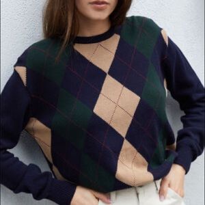 COPY - John Galt Argyle Sweater